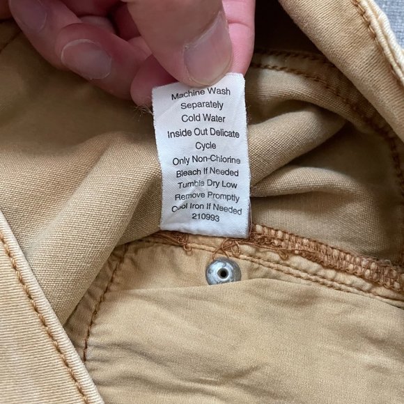 CAbi Ruby Gold Skinny Jeans Women's Size 2 Stretch Casual - Picture 6 of 9